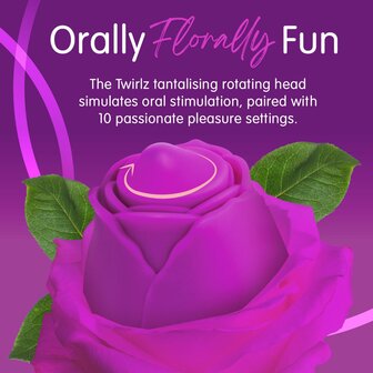 Skins Rose Buddies - The Rose Twirlz Vibrator