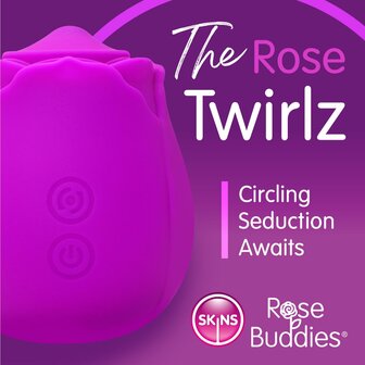 Skins Rose Buddies - The Rose Twirlz Vibrator