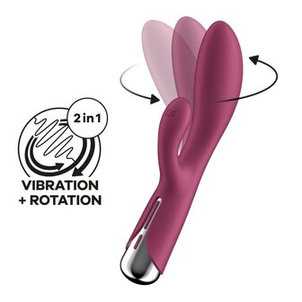 Satisfyer Spinning Rabbit 1 - Rood