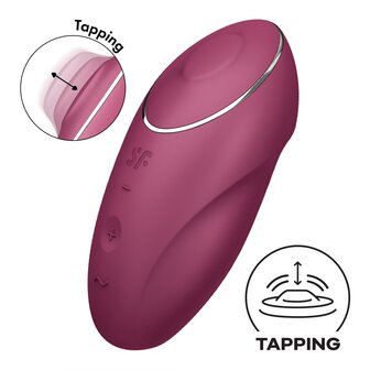 Satisfyer Tap &amp; Climax 1 - Rood