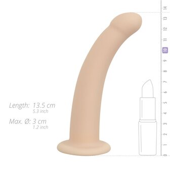 Strap-On-Dildo met Harnas - Gebogen