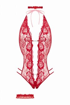 Open kruis Body-Set Renee - rood