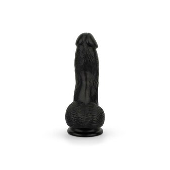 Dildo met ballen 12 cm - Zwart