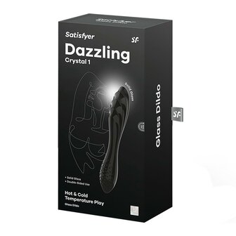 Satisfyer Dazzling Crystal 1 - Zwart