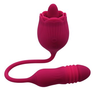 Evolved - Wild Rose Tong Vibrator - Rood