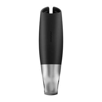 Satisfyer - Power Masturbator - Zwart/Zilver