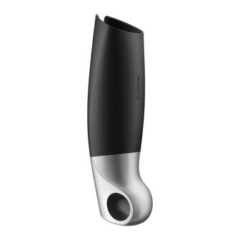 Satisfyer - Power Masturbator - Zwart/Zilver