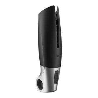 Satisfyer - Power Masturbator - Zwart/Zilver