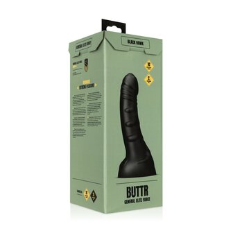 BUTTR - Black Hawk Gebogen Anaal Dildo