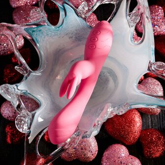 Evolved - Bunny Kisses Vibrator - Roze 