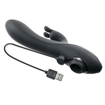 Evolved - Rabbit Hole Vibrator - Zwart