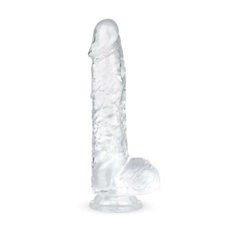 Jelly Dildo met Ballen - 15 cm