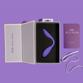 Verpakking van de Wellness Duo Vibrator - Paars