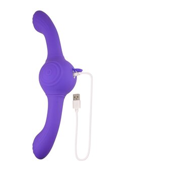 Evolved - Our Gyro Vibe Dual End Vibrator - Paars