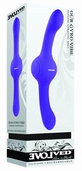 Evolved - Our Gyro Vibe Dual End Vibrator - Paars