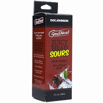 Doc Johnson - GoodHead Juicy Head Dry Mouth Spray Sour - Kers - 60 ml