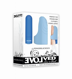 Evolved - Fingerlicious Vinger Vibrator - Blauw