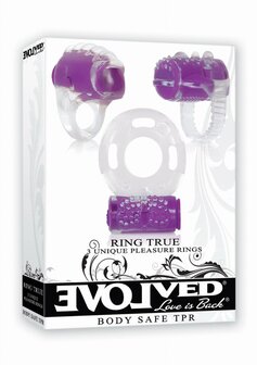 Evolved - Cockring True 3-delige set