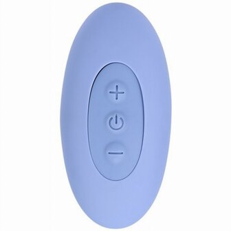 Doc Johnson - Dubbele Vibrator met Afstandsbediening - Blauw