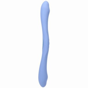 Doc Johnson - Dubbele Vibrator met Afstandsbediening - Blauw