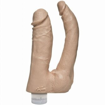 Doc Johnson - The Naturals Vibrerende Dubbele Penetrator - Beige