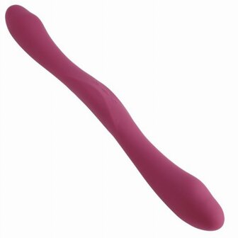 Doc Johnson - Dubbele Vibrator met Afstandsbediening - Rood