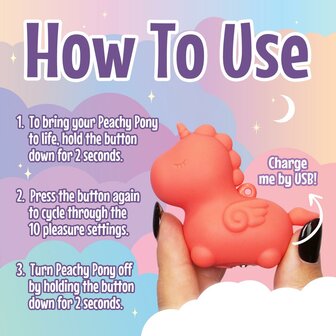 Unihorn - Mini Peachy Pony Vibrator