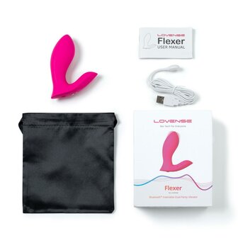 Lovense - Flexer Inbrengbare Dubbele Panty Vibrator