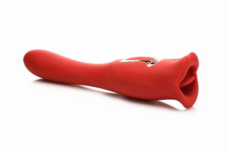 Lickgasm Dubbelzijdige Kus Vibrator - Rood