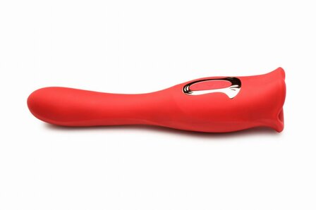 Lickgasm Dubbelzijdige Kus Vibrator - Rood