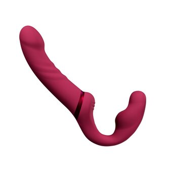 Lovense - Lapis Strapless Strap-on Vibrator - Roze