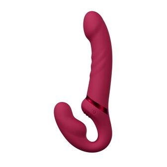 Lovense - Lapis Strapless Strap-on Vibrator - Roze