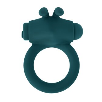 Playboy - Bunny Buzzer Cockring - Teal