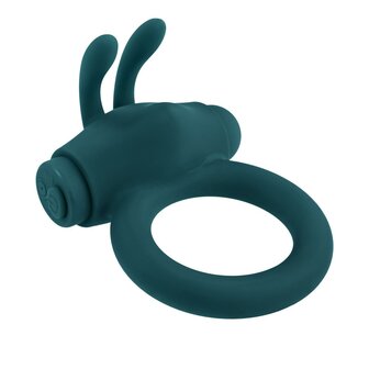 Playboy - Bunny Buzzer Cockring - Teal