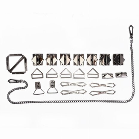 LOCKINK - Bondage & Restraint Set - zwart