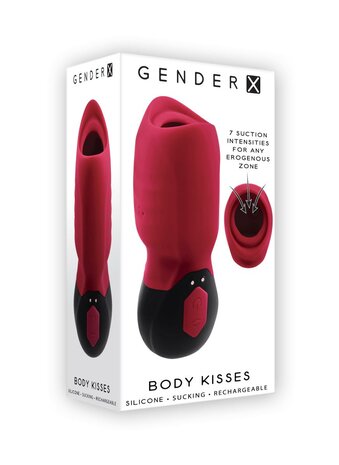 Evolved - Body Kisses Vibrator - Rood/Zwart