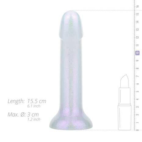 Mermaid Glitter Dildo - 14 cm