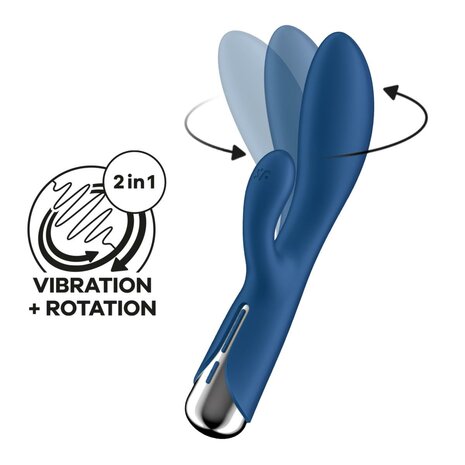 Satisfyer Spinning Rabbit 1 - Blauw