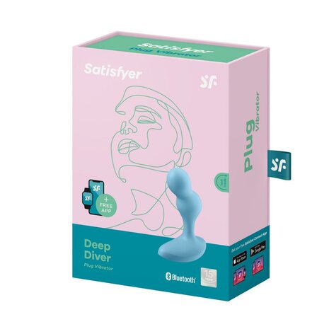 Satisfyer Deep Diver Connect App - Blauw