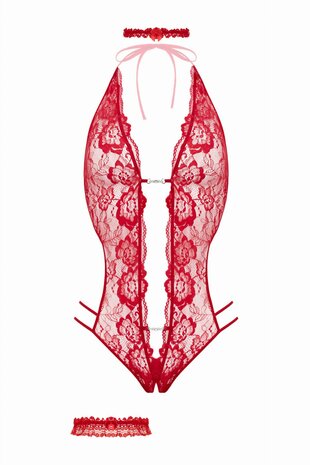 Open kruis Body-Set Renee - rood