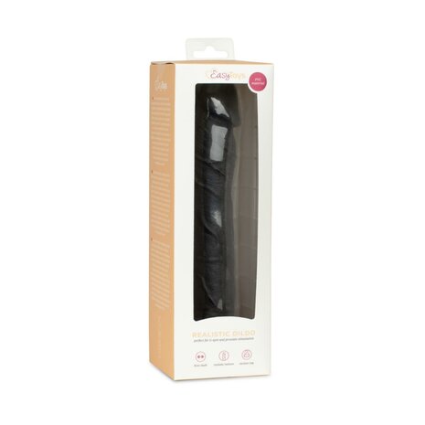 Dildo zonder ballen 22,5 cm - Zwart