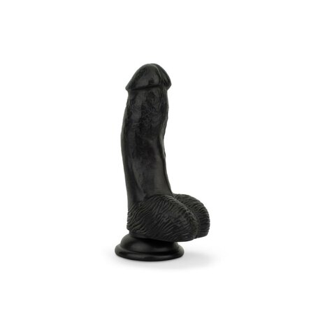 Dildo met ballen 12 cm - Zwart