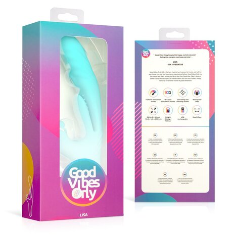 Good Vibes Only - Lisa Stotende Rabbit Vibrator met G-Spot stimulator