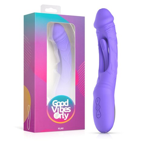 Good Vibes Only - Flax Vibrerende Dildo met G-Spot Stimulator