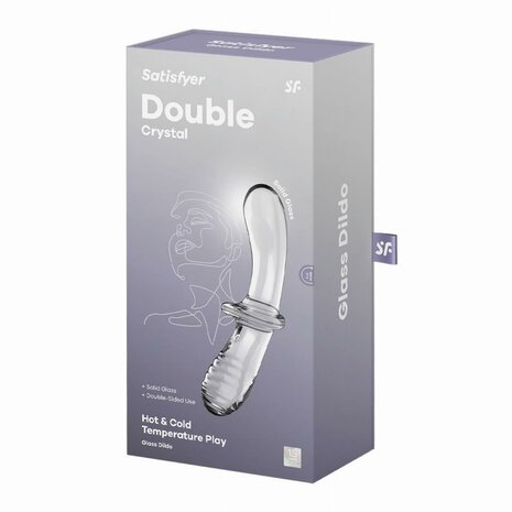 Satisfyer Double Crystal - Transparant