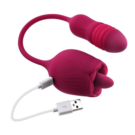 Evolved - Wild Rose Tong Vibrator - Rood