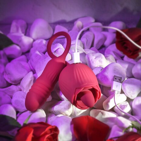 Evolved - Wild Rose Tong Vibrator - Rood