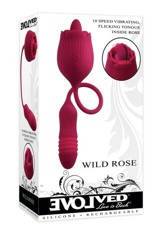 Evolved - Wild Rose Tong Vibrator - Rood