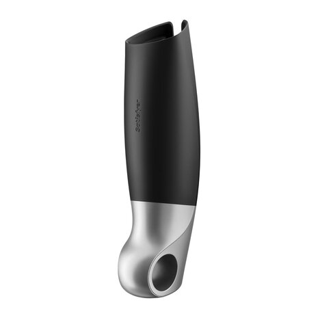 Satisfyer - Power Masturbator - Zwart/Zilver