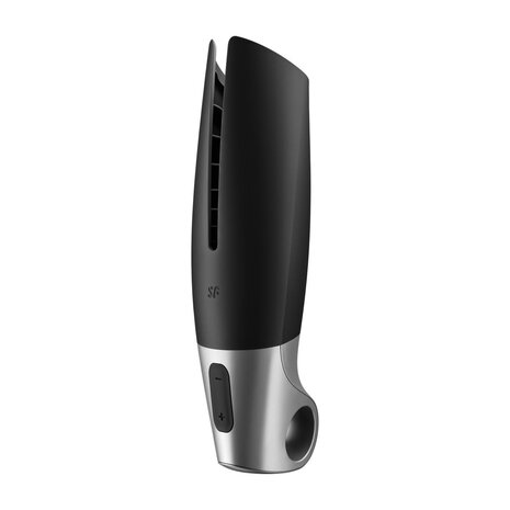 Satisfyer - Power Masturbator - Zwart/Zilver